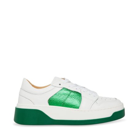 Zapatillas Steve Madden Joey Mujer Blancas Verde | ES BPS860